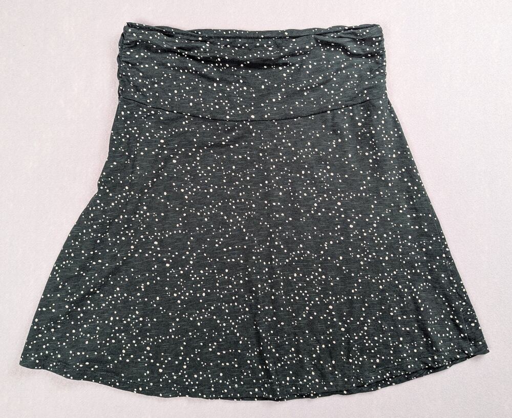 Toad&Co Chaka Skirt M Rosalinda Green Ditsy Dot